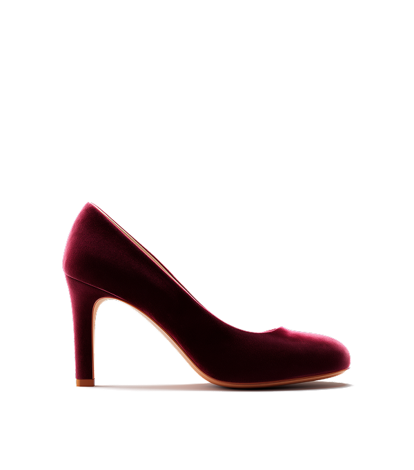 Velour Ruby Pump